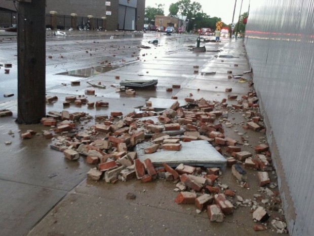 Storm damage